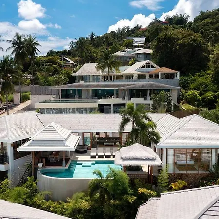 5 Bed Sea View Villa In Bophut - Kbr25 Koh Samui Exterior photo