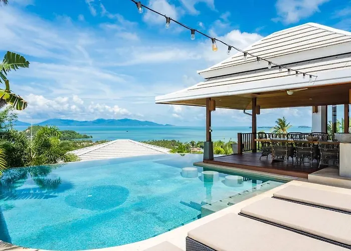 5 Bed Sea View Villa In Bophut - Kbr25